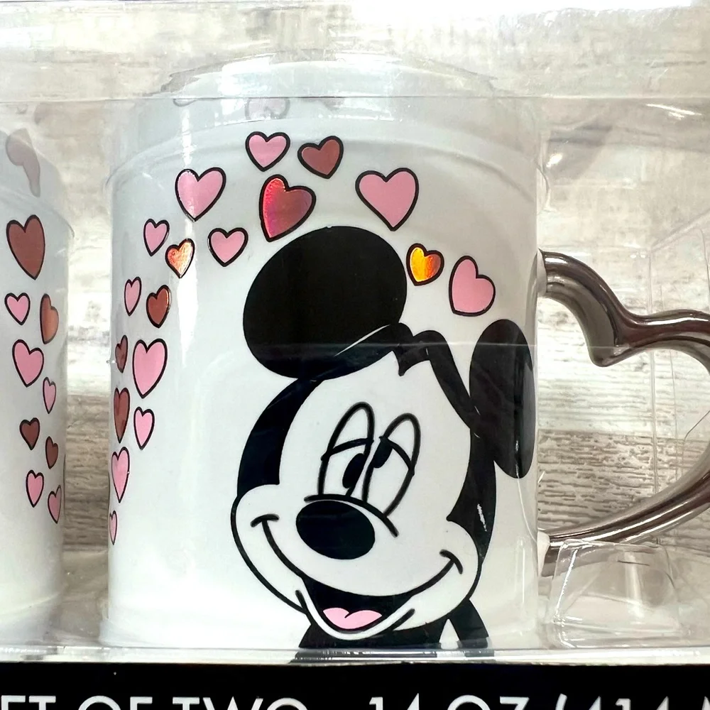 Disney Mickey and Minnie ceramic mugs
